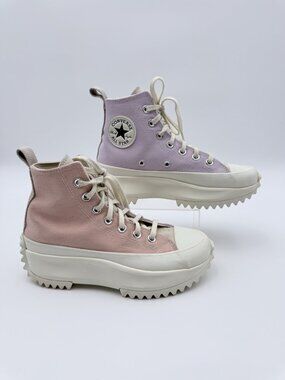 Converse Run Star Hike High Women's Pink Purple White A01582C US Size 6.5
